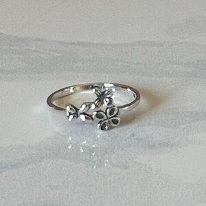 Silver Butterfly Ring